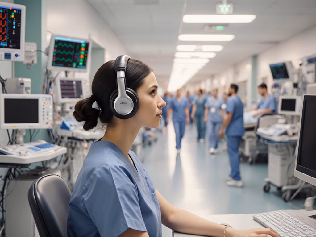 Healthcare ANC Headphones: Block Chatter, Hear Critical Alarms
